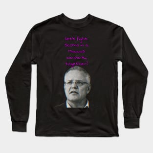 Let's fight Scomo Long Sleeve T-Shirt